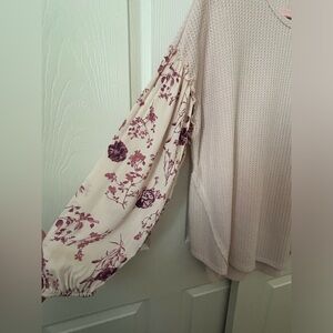 Knox Rose Blush Textured Knit Top